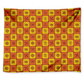 West Adinkra Symbols Pattern Print Tapestry