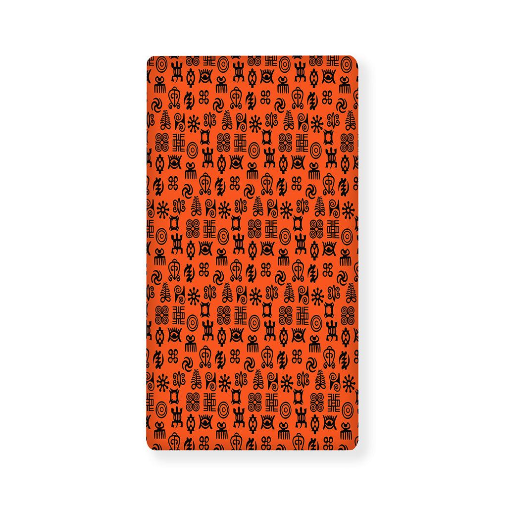 West African Adinkra Symbols Print Baby Crib Sheet