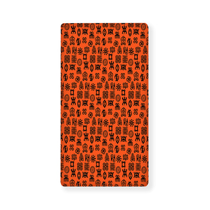 West African Adinkra Symbols Print Baby Crib Sheet