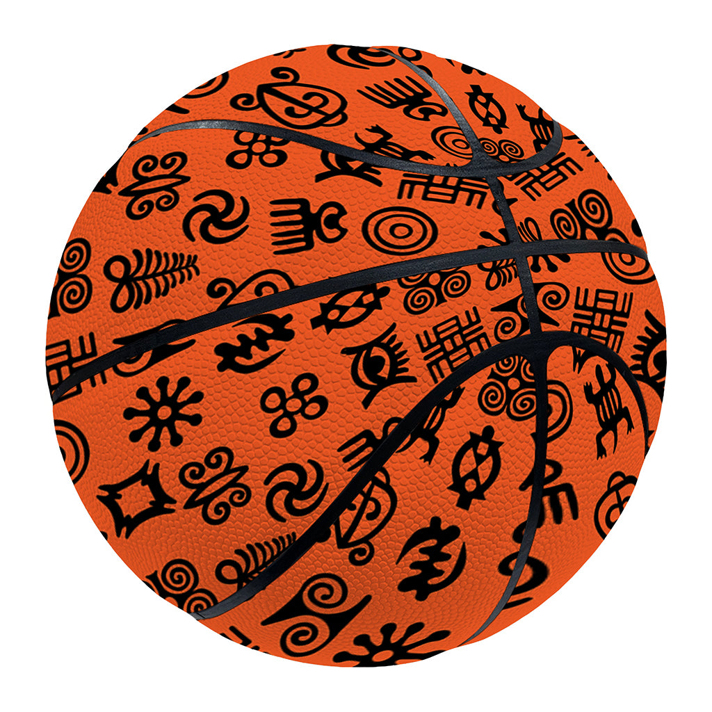 West African Adinkra Symbols Print Basketball