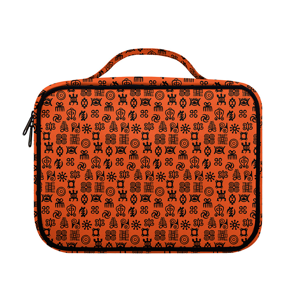 West African Adinkra Symbols Print Briefcase Bible Bag
