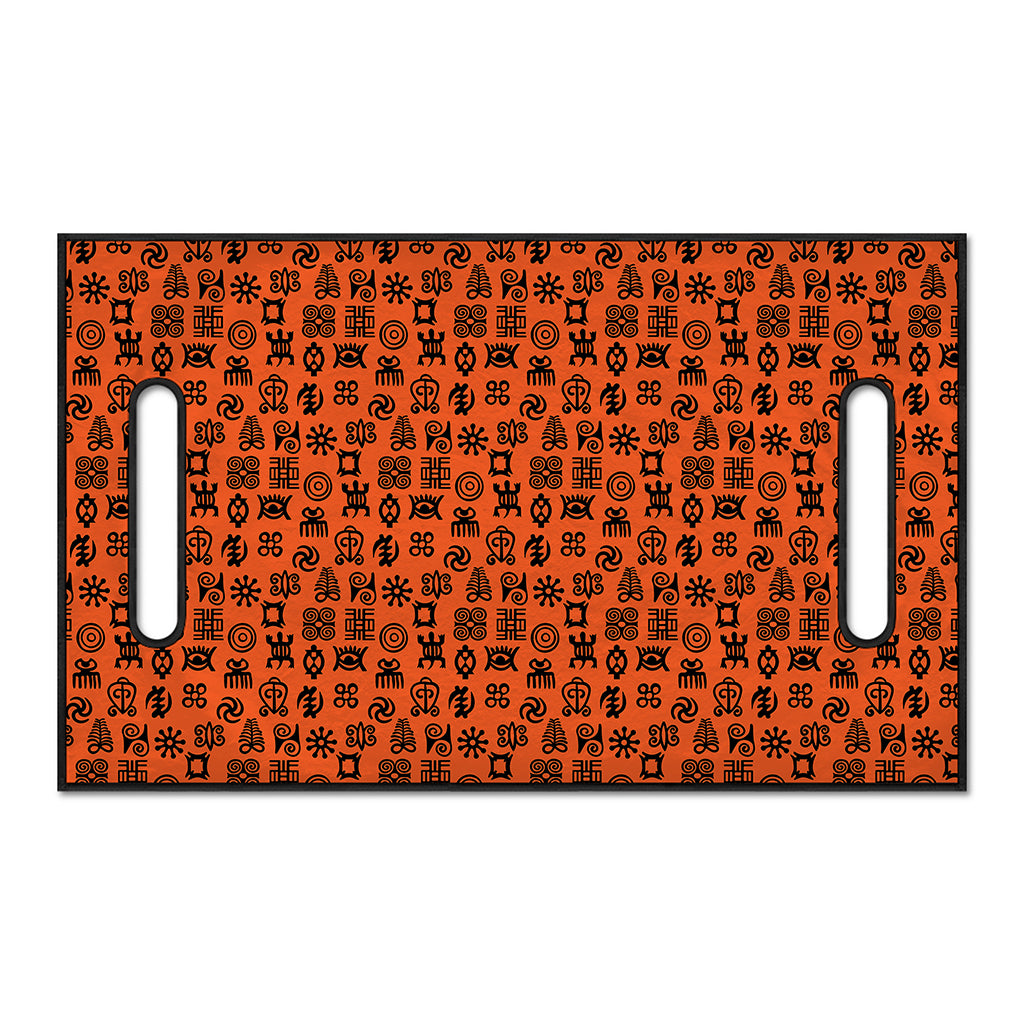 West African Adinkra Symbols Print Golf Cart Seat Cover