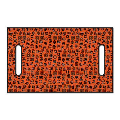 West African Adinkra Symbols Print Golf Cart Seat Cover