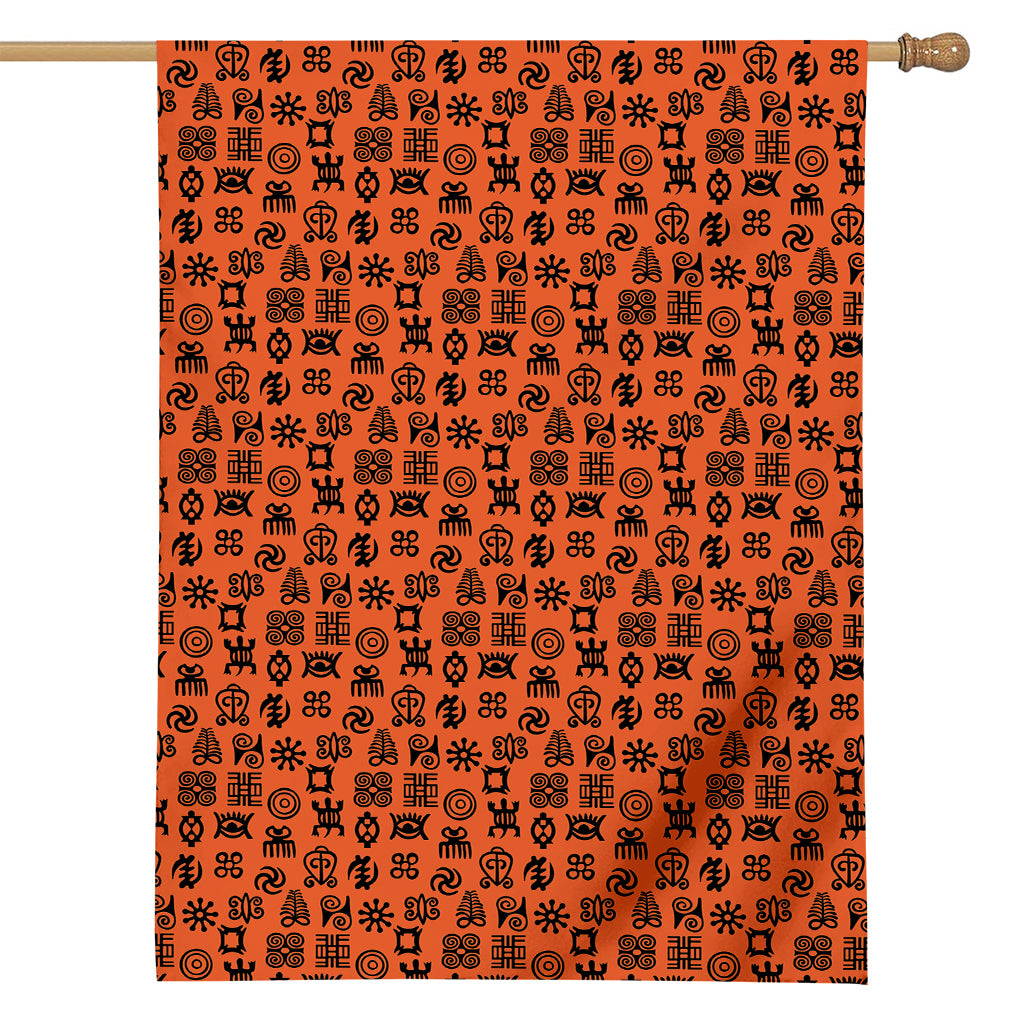 West African Adinkra Symbols Print House Flag