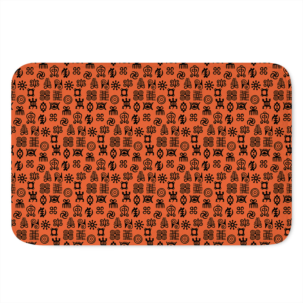 West African Adinkra Symbols Print Indoor Door Mat
