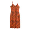 West African Adinkra Symbols Print Jersey Midi Cami Dress