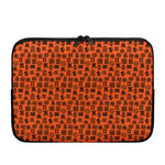 West African Adinkra Symbols Print Laptop Sleeve