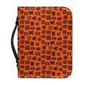 West African Adinkra Symbols Print Leather Bible Cover