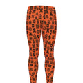 West African Adinkra Symbols Print Men's Leggings