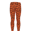 West African Adinkra Symbols Print Men's leggings