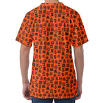 West African Adinkra Symbols Print Men's Velvet T-Shirt