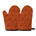 West African Adinkra Symbols Print Oven Mitts
