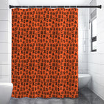 West African Adinkra Symbols Print Premium Shower Curtain