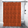 West African Adinkra Symbols Print Shower Curtain