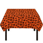 West African Adinkra Symbols Print Tablecloth