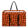 West African Adinkra Symbols Print Utility Tote Bag