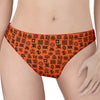 West African Adinkra Symbols Print Women's Thong