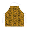 West African Adinkra Tribe Symbols Adjustable Apron