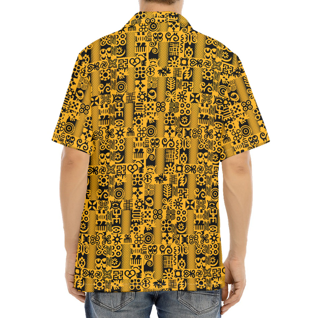 West African Adinkra Tribe Symbols Aloha Shirt