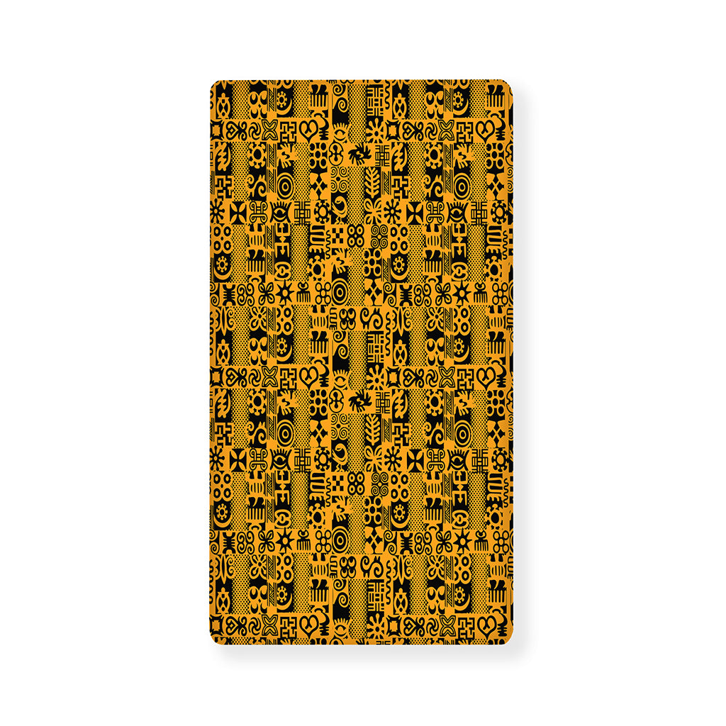 West African Adinkra Tribe Symbols Baby Crib Sheet