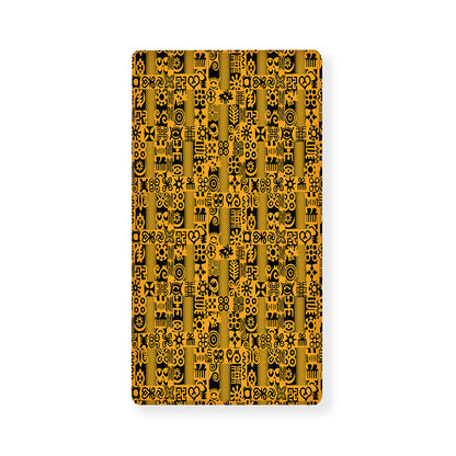 West African Adinkra Tribe Symbols Baby Crib Sheet