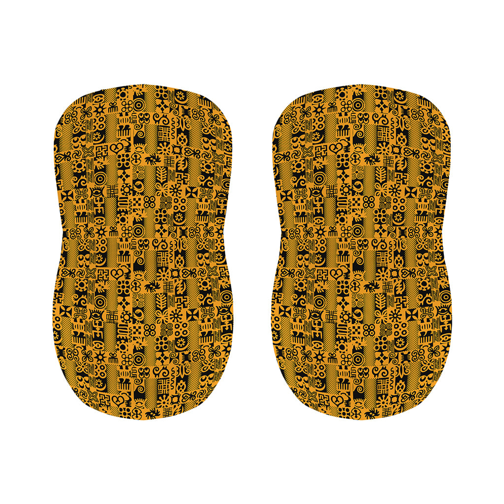West African Adinkra Tribe Symbols Bar Stool Covers
