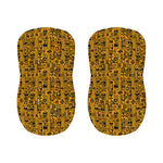 West African Adinkra Tribe Symbols Bar Stool Covers