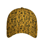 West African Adinkra Tribe Symbols Baseball Cap