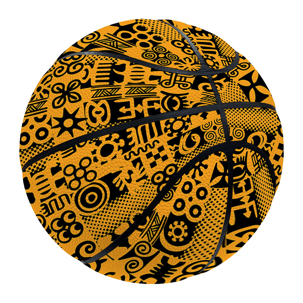 West African Adinkra Tribe Symbols Basketball