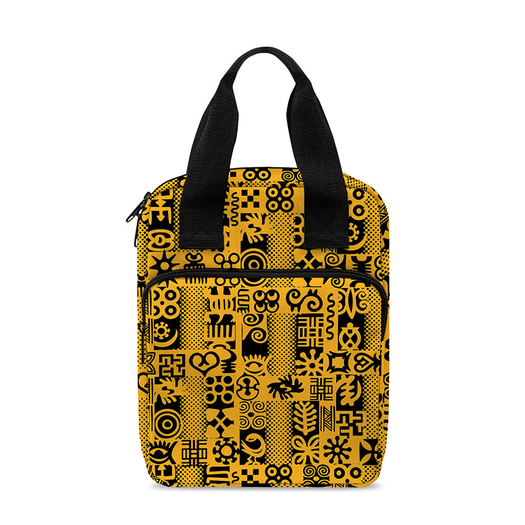 West African Adinkra Tribe Symbols Bible Tote Bag