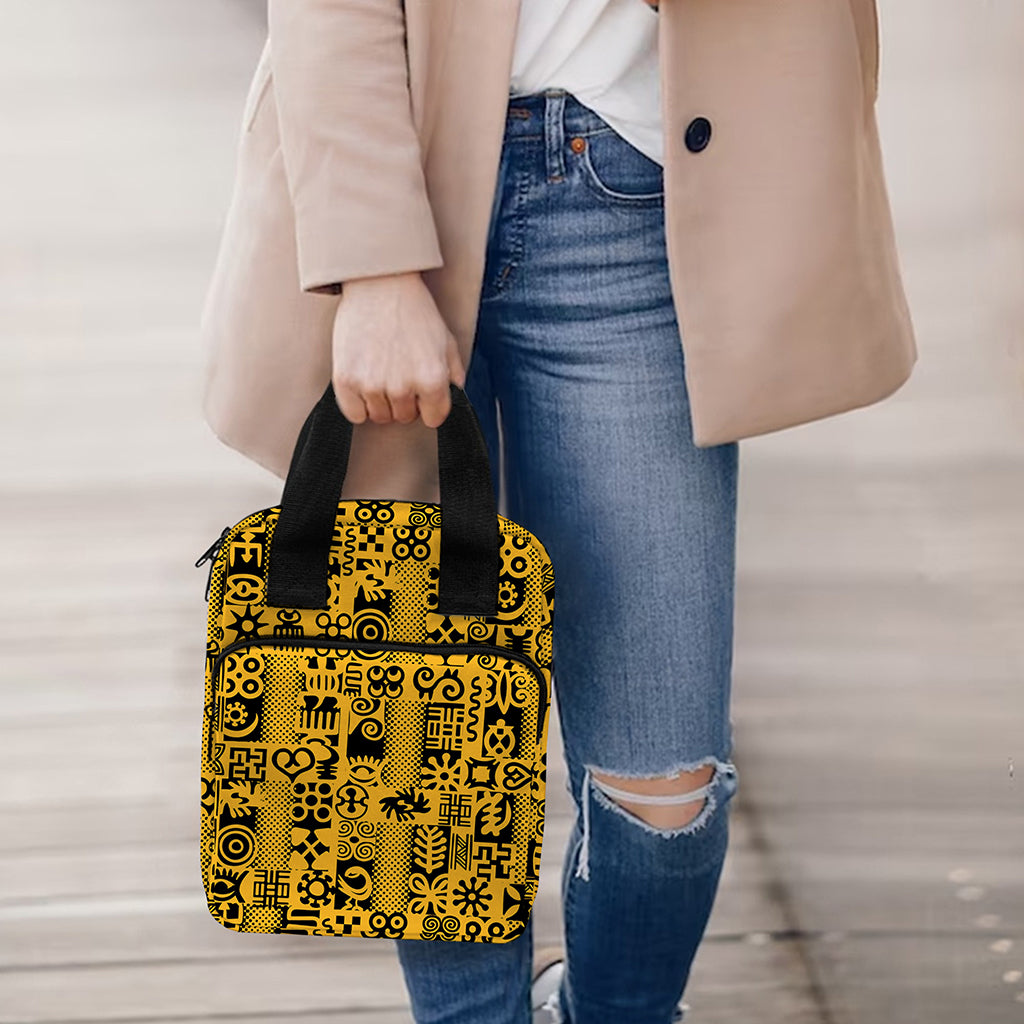 West African Adinkra Tribe Symbols Bible Tote Bag