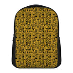 West African Adinkra Tribe Symbols Casual Backpack