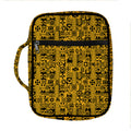 West African Adinkra Tribe Symbols Front Pocket Bible Bag