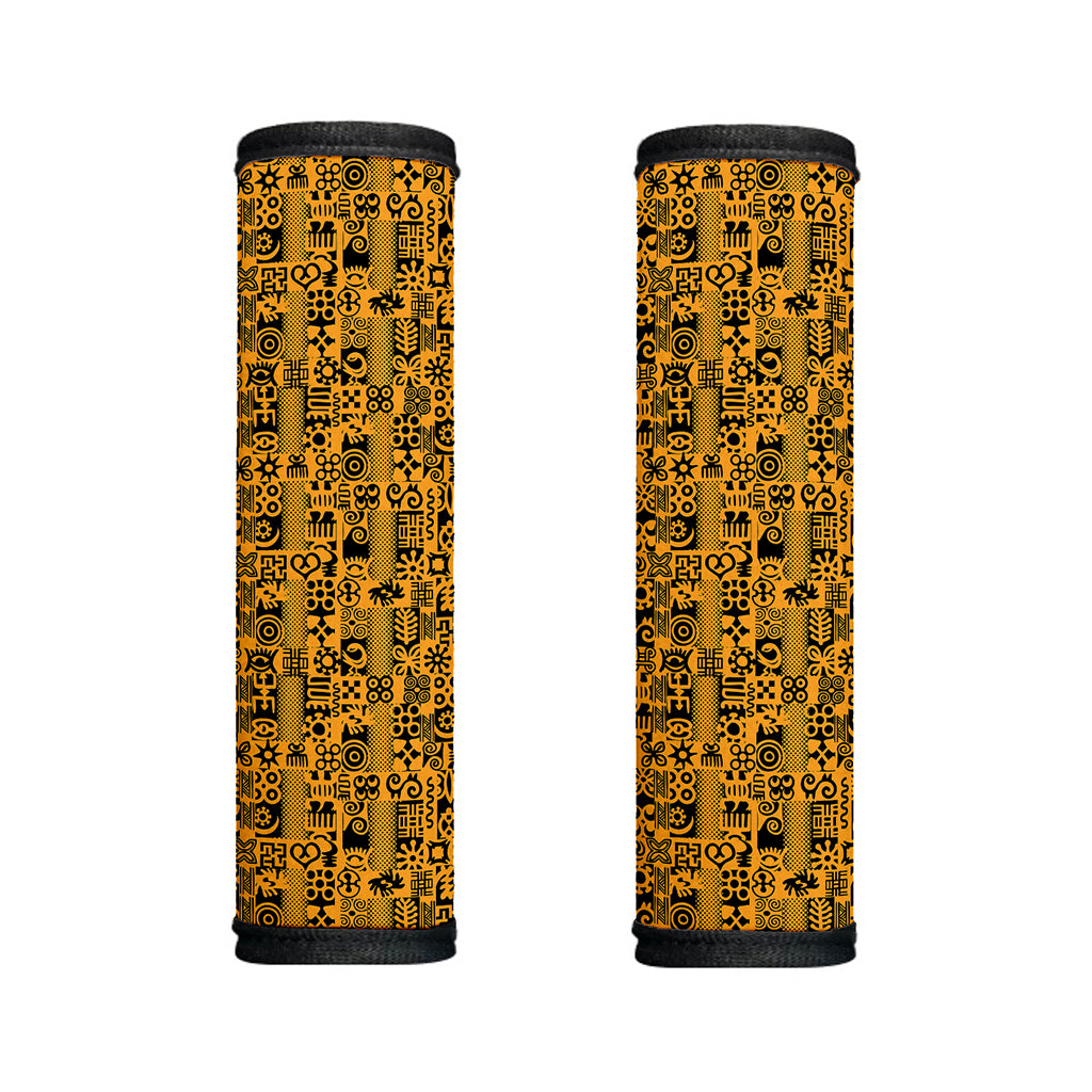 West African Adinkra Tribe Symbols Handle Covers