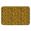 West African Adinkra Tribe Symbols Indoor Door Mat