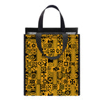 West African Adinkra Tribe Symbols Insulated Lunch Tote