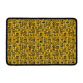 West African Adinkra Tribe Symbols Kitchen Mat