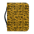 West African Adinkra Tribe Symbols Leather Bible Cover