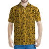 West African Adinkra Tribe Symbols Men's Polo Shirt