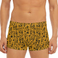 West African Adinkra Tribe Symbols Men's Short Boxer Briefs