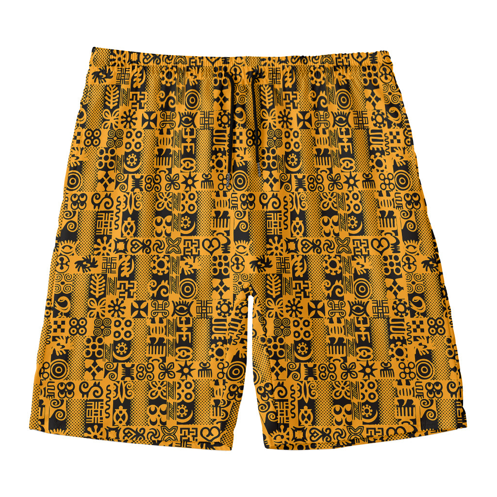 West African Adinkra Tribe Symbols Men's Swim Trunks