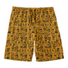 West African Adinkra Tribe Symbols Men's Swim Trunks