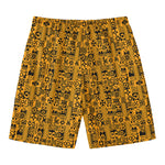 West African Adinkra Tribe Symbols Men's Swim Trunks