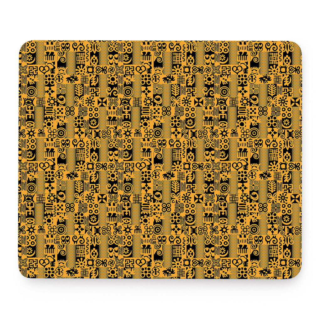 West African Adinkra Tribe Symbols Mouse Pad