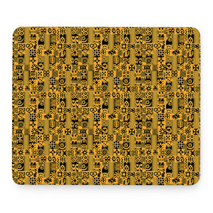 West African Adinkra Tribe Symbols Mouse Pad