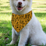 West African Adinkra Tribe Symbols Over The Collar Dog Bandana