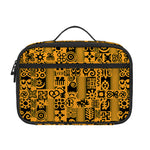 West African Adinkra Tribe Symbols Portable Lunch Bag