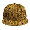 West African Adinkra Tribe Symbols Snapback Cap