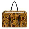 West African Adinkra Tribe Symbols Utility Tote Bag