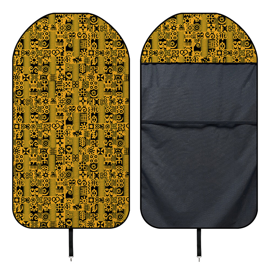 West African Adinkra Tribe Symbols Waterproof Car Seat Cover